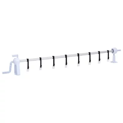 Vidaxl rouleau de couverture de piscine avec base en plastique 93179