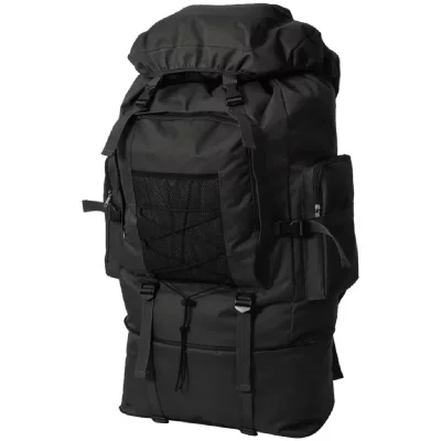 VIDAXL  sac a dos en style d armee xxl 100 l noir