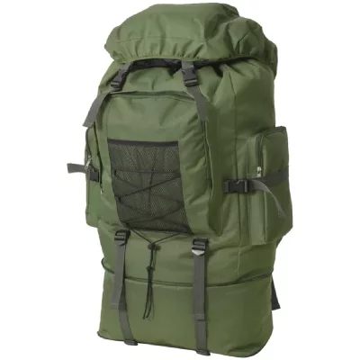 VIDAXL  sac a dos en style d armee xxl 100 l vert