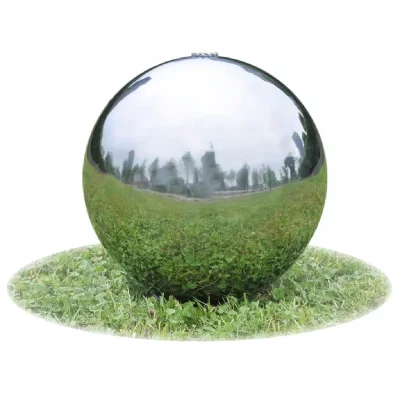 VIDAXL  - Sph&egrave;re de fontaine de jardin avec led Acier inoxydable 20 cm