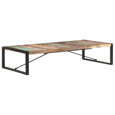 Vidaxl table basse 180x90x40 cm bois de r&eacute;cup&eacute;ration massif 321589