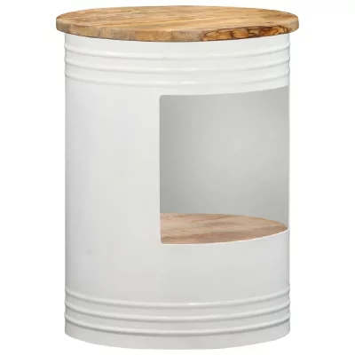 Vidaxl table basse 43x55 cm bois de manguier solide 287488