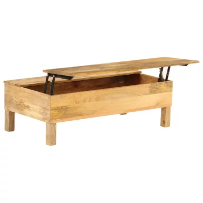 Vidaxl - Table basse Bois de manguier massif 110 x 55 x 35 cm Brun