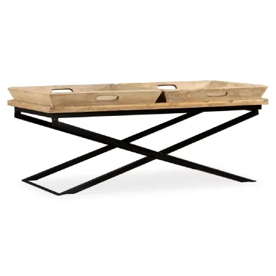 Vidaxl - Table basse Bois de manguier massif 110 x 55 x 42 cm n/a