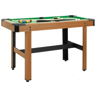 VIDAXL  table de billard 4 pieds 122x61x76 cm marron 91948