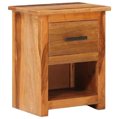 Vidaxl - Table de chevet 40 x 30 x 50 cm Bois de Sesham massif Brun