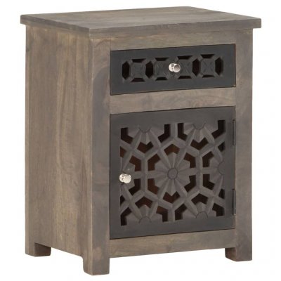 Vidaxl - Table de chevet 40x30x50 cm Bois de manguier massif Brun