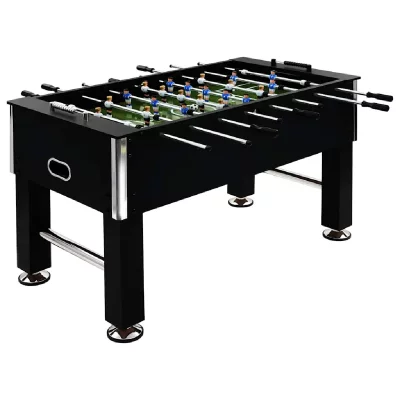VIDAXL  Table de football Acier 60 kg 140 x 74,5 x 87,5 cm Noir 