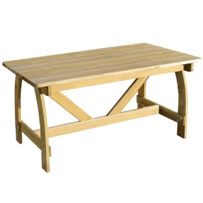VIDAXL  - Table de jardin 150x74x75 cm Bois de pin impr&eacute;gn&eacute; n/a