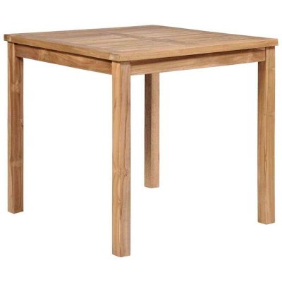 VIDAXL  table de jardin 80x80x77 cm bois de teck solide 44996