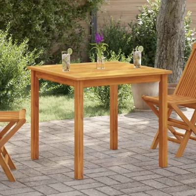 VIDAXL  table de jardin 85x85x74 cm bois d'acacia massif 48606