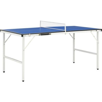 VIDAXL  - Table de ping-pong avec filet 152x76x66 cm Bleu Bleu