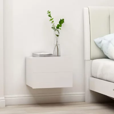 Vidaxl - Tables de chevet 2 pcs Blanc 40 x 30 x 30 cm Agglom&eacute;r&eacute; Blanc