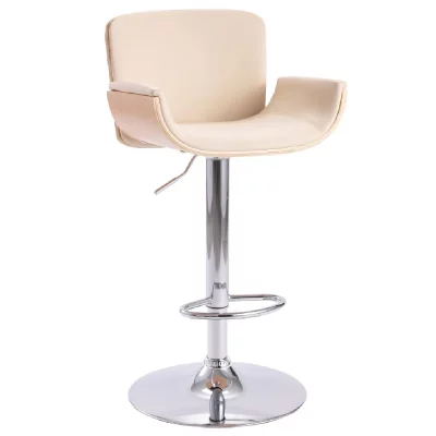 Vidaxl - Tabouret de bar Cr&egrave;me Similicuir light brown and cream