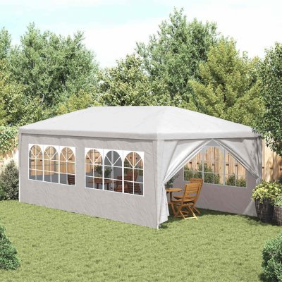 VIDAXL  - Tente de r&eacute;ception 3 x 6 m Blanc Blanc