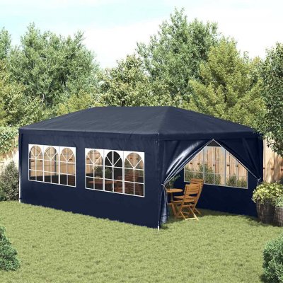 VIDAXL  - Tente de r&eacute;ception 3 x 6 m Bleu Bleu