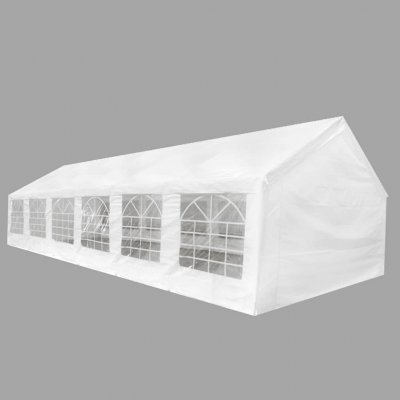 VIDAXL  Tente De R&eacute;ception Blanche 12 X 6 M