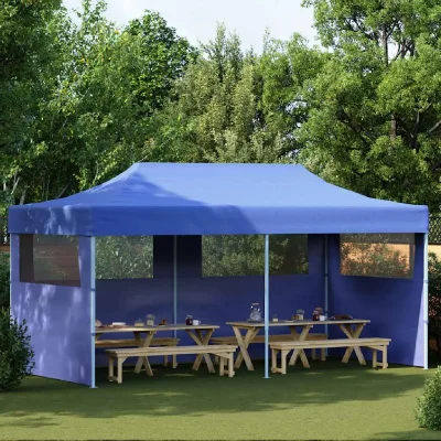 VIDAXL  - Tente de r&eacute;ception pliable bleue 3 x 6 m Bleu