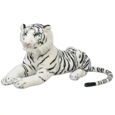 VIDAXL  tigre en peluche blanc xxl 80164