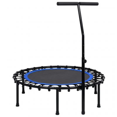 VIDAXL  trampoline de fitness avec poign&eacute;e 102 cm 102 cm
