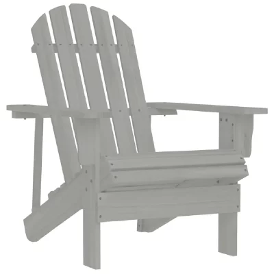 VIDAXL   Chaise de jardin Bois Gris