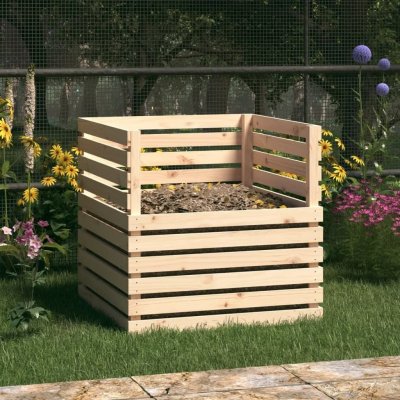 VIDAXL   Composteur 80x80x78 cm Bois massif de pin