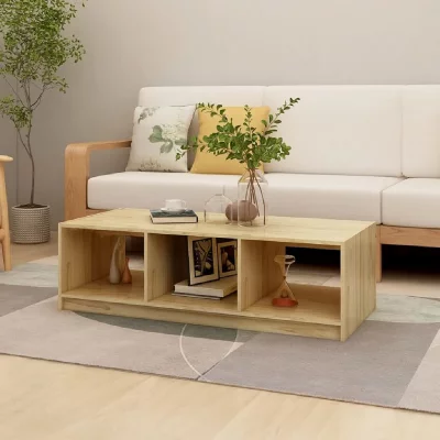 Vidaxl vidaXL Table basse 110x50x34 cm Bois de pin massif