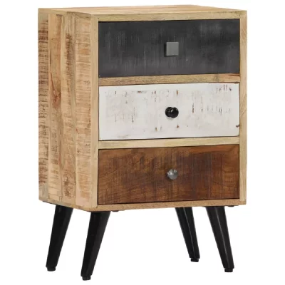 Vidaxl vidaXL Table de chevet 40 x 30 x 60 cm Bois de manguier massif