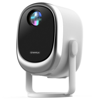 YONIS Vid&eacute;oprojecteur 1280x720p Wifi Bluetooth 180 Ansi Mise Au Point &Eacute;lectrique Blanc 