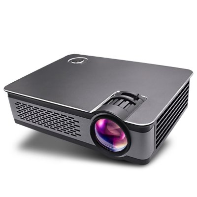 YONIS Vid&eacute;oprojecteur HDMI Full HD Haut-Parleurs St&eacute;r&eacute;o LED LCD T&eacute;l&eacute;commande Noir - 