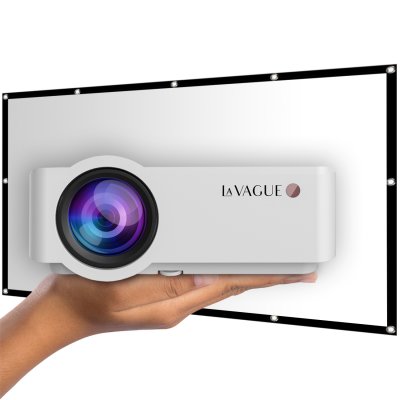 LA VAGUE Vid&eacute;oprojecteur  LV-HD320 LED BUNDLE avec &eacute;cran LV-STA100FP