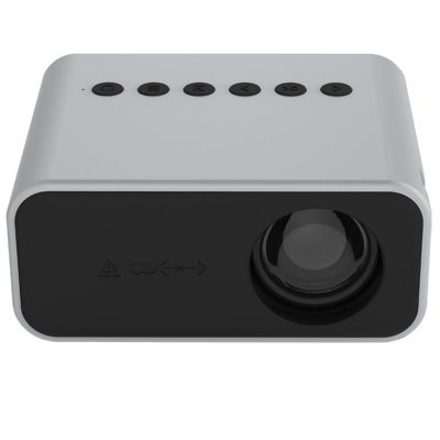 YONIS Vid&eacute;oprojecteur LED HD 1080P Portable 80 Lumens Home Cinema Avec T&eacute;l&eacute;commande Bl