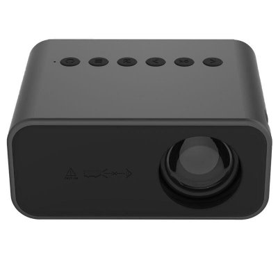 YONIS Vid&eacute;oprojecteur LED HD 1080P Portable 80 Lumens Home Cinema Avec T&eacute;l&eacute;commande No