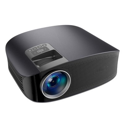 YONIS Videoprojecteur LED HD Portable 1280x768 Support T&eacute;l&eacute;phone Multilingue HDMI USB