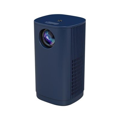 YONIS Videoprojecteur Led Portable 800 Lumens Id&eacute;al Pour Home Cin&eacute;ma Bleu 