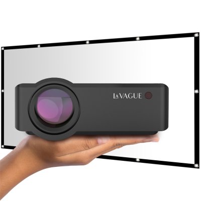 LA VAGUE Vid&eacute;oprojecteur LV-HD320 LED BUNDLE avec &eacute;cran LV-STA100FP