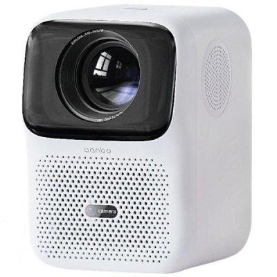 WANBO Vid&eacute;oprojecteur  T4 LCD FHD 4K 450 ANSI Lumens Wi-Fi HDMI Blanc