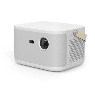  Vid&eacute;oprojecteur WOWOTO F8 1280x1080P Syst&egrave;me Android 9.0 WiFi Home cin&eacute;ma blanc