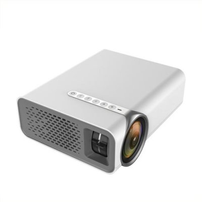  Vid&eacute;oprojecteur YG530 - HD 480P Avec Wifi, Bluetooth, HDML, Audio int&eacute;gr&eacute; - blanc