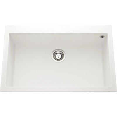 LUISINA Vier granit blanc  quadrille 1 bac 794x504 - blanc