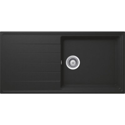 SCHOCK Vier granit noir  element 1 grand bac 1 &eacute;gouttoir - noir