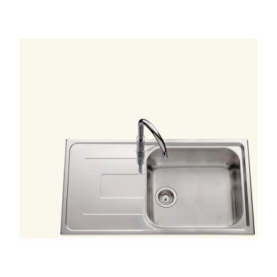 EWI Vier inox lisse Luisina debussy 1 grand bac 1 &eacute;gouttoir - inox