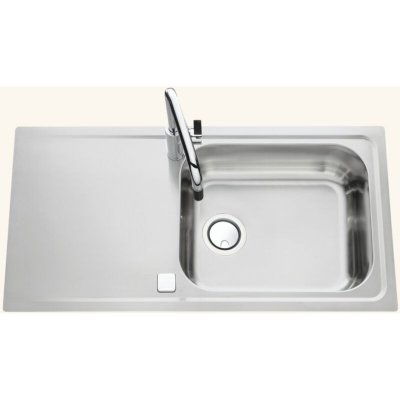 EWI Vier inox lisse Luisina fagotto 1 grand bac 1 &eacute;gouttoir - inox