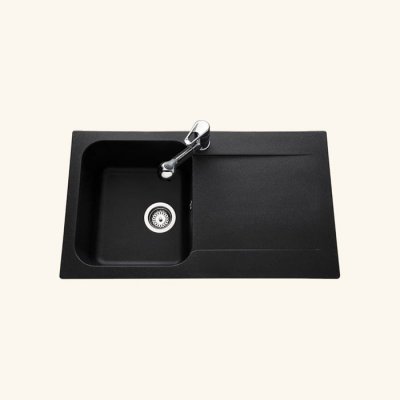 EWI Vier synth&egrave;se noir mouchet&eacute;  ziggy 1 bac 1 &eacute;gouttoir - noir
