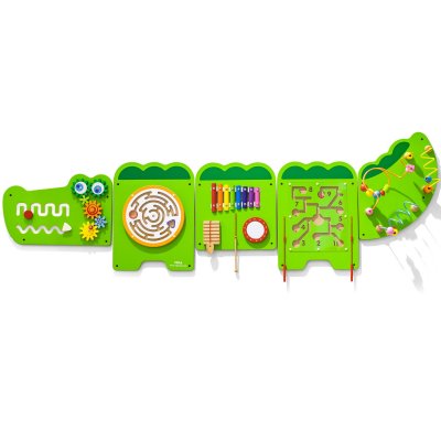  Viga Toys - 50346 - Loisirs Cr&eacute;atifs - Jeu Mural Multi Fonction - Crocodile