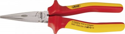 VIGOR  Pince demi-ronde VDE - Longueur totale: 200 mm - V2630