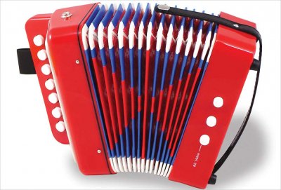 VILAC  Accordeon en PVC 10 Touches et 14 Tons