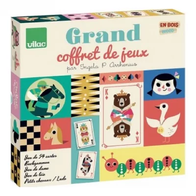 VILAC  Grand Coffret Multi-Jeux Ingela P.Arrhenius, 7609, Multicolore