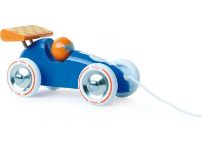 VILAC - Voiture de Course &agrave; Trainer Bleu-Orange, 2309Y, Rouge