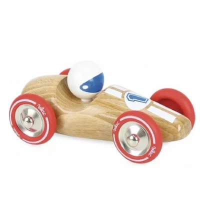 VILAC  - Voiture de course GM bois naturel - 